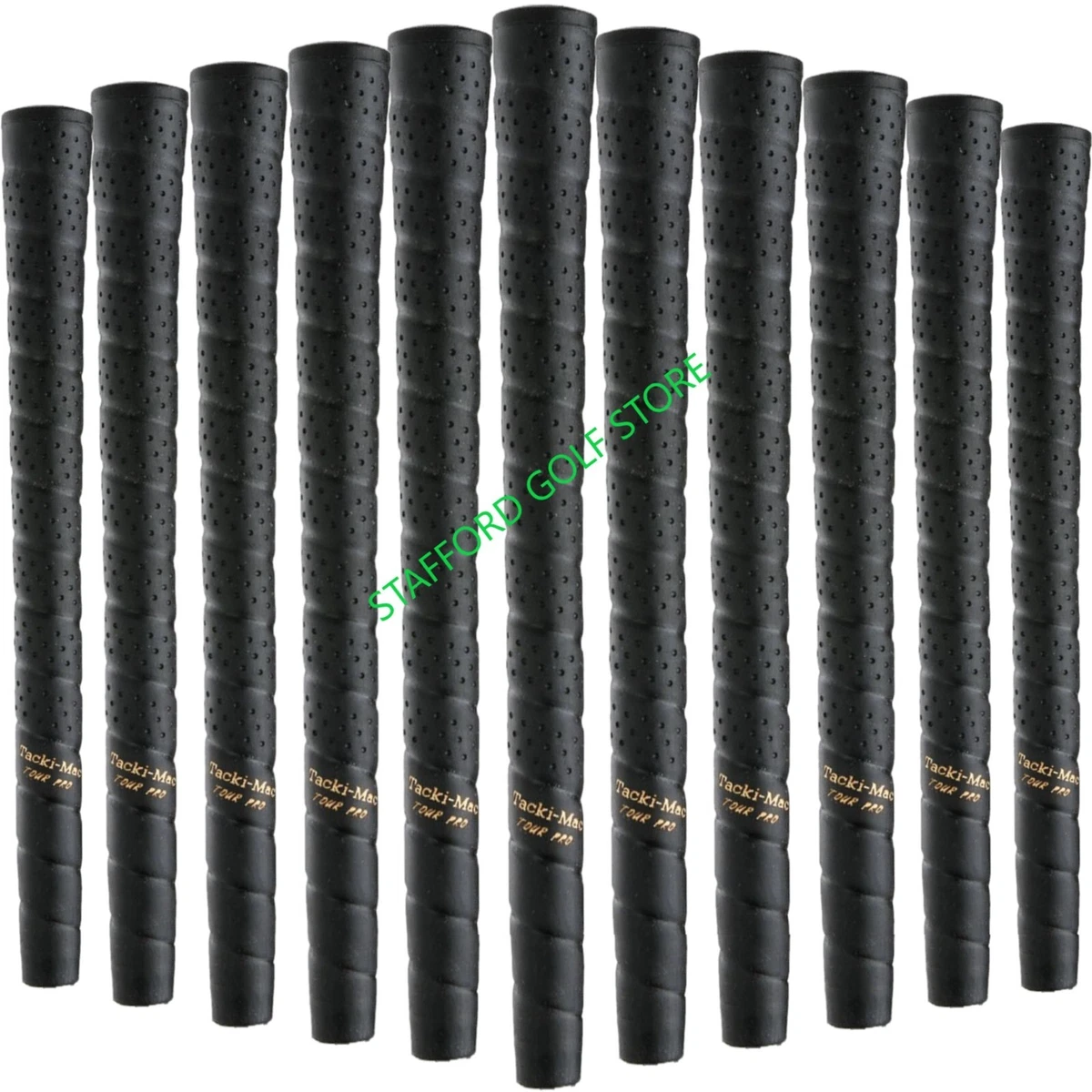 Tacki-Mac Bonus Pack of 13 Tour Pro Golf Grips Plus Free Putter Grip