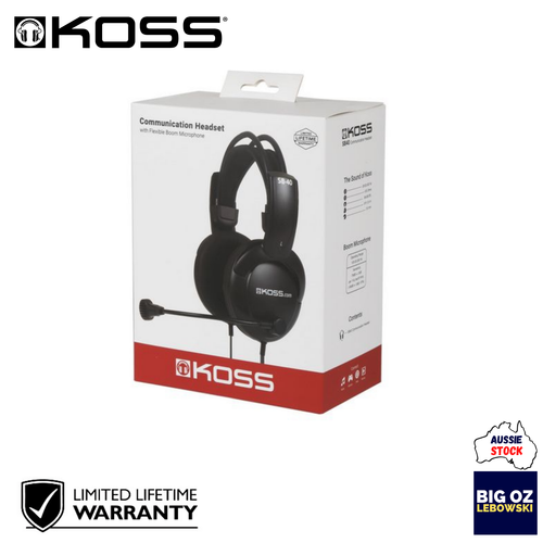 KOSS SB40 GAMING HEADSET w. BOOM MIC | 3.5 mm | For DISCORD | For FPS Team  Games | eBay