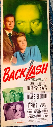 BACKLASH 1947 Insert Jean Rogers