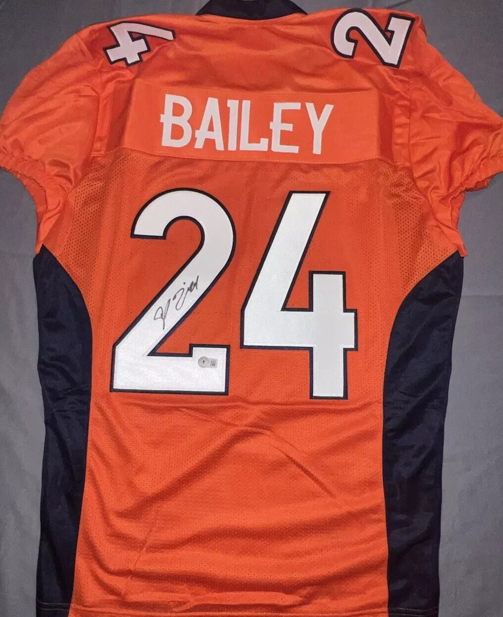 Champ Bailey Autographed Signed Denver Broncos Broncos, Authentic Jersey, Brand New, NFL Football ORG 