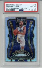 2019 PANINI SELECT SELECT COMPANY SILVER #10 STEPHEN CURRY WARRIORS PSA 10 RARE