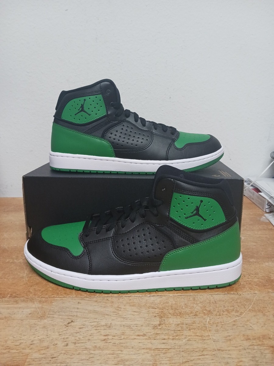 Nike Jordan Access Mids - Men's 11 - Black / Aloe Verde