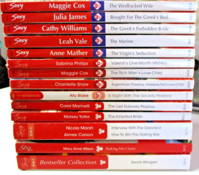 16 x Mills & Boon Sexy Romance Bulk Lot - 45