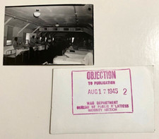 Two Small WW2 Original Censored Wounded Photographs "Objection to Publication"