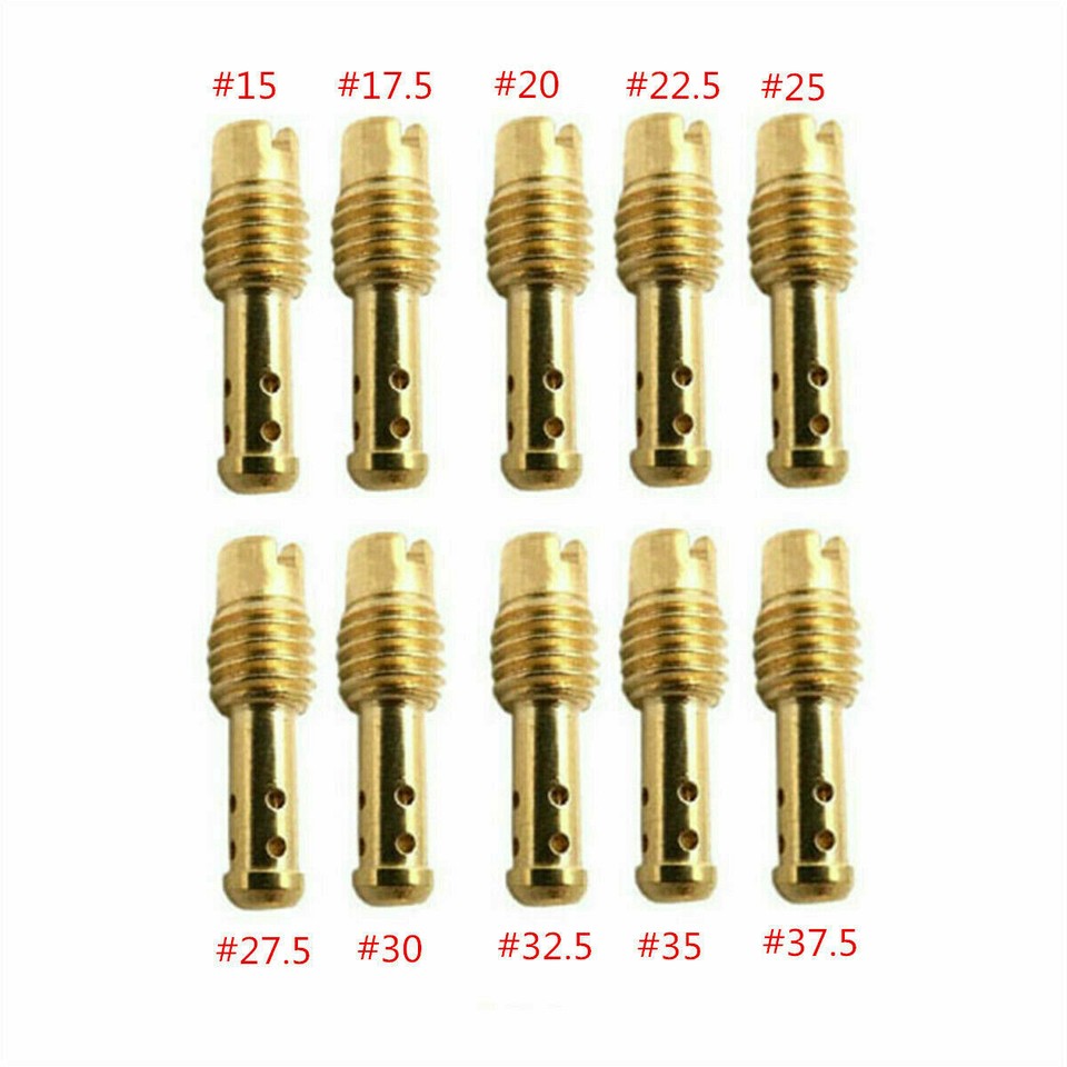 10 X Carburetor Parts Pilot Jet 8 Bleed Holes For MIKUNI VM/TM/TMX VM22