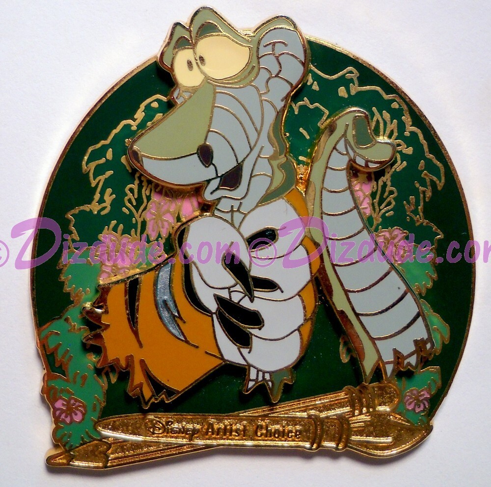 WDW ERROR PIN Artist Choice Jungle Book Kaa & Shere Khan LE