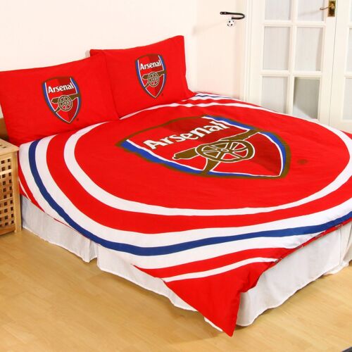 Arsenal F.C. Kids Gift 'Pulse' Reversible Double Duvet Quilt Cover Set - Picture 1 of 2