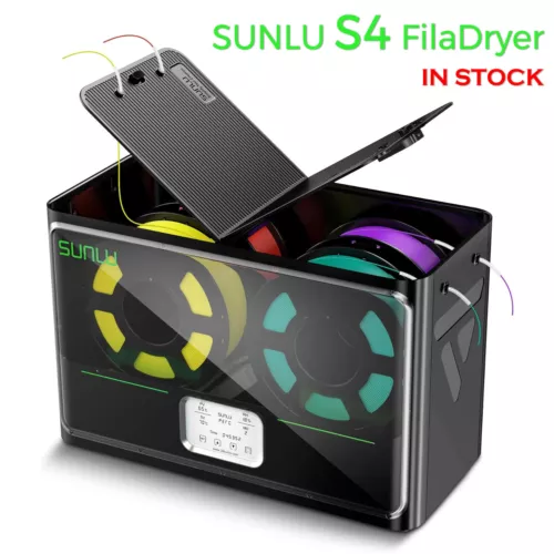 SUNLU 3D Filament Trockner S4 Auto Feuchtigkeitsregelung Temperaturausgleich