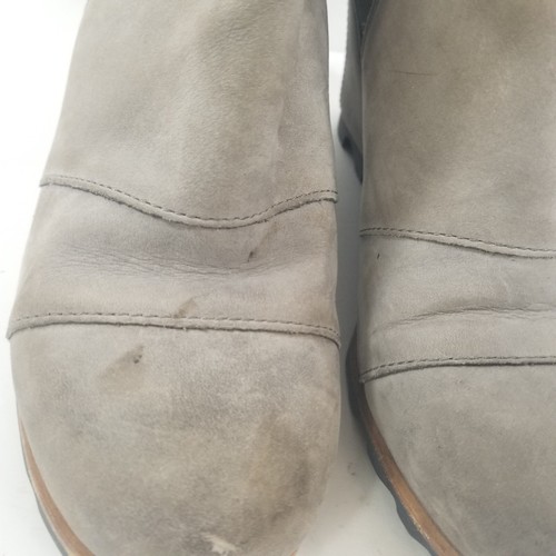 SOREL Joan of Arctic Wedge Mid Ankle Boot Womens 8 Leather Slip On - Picture 4 of 14