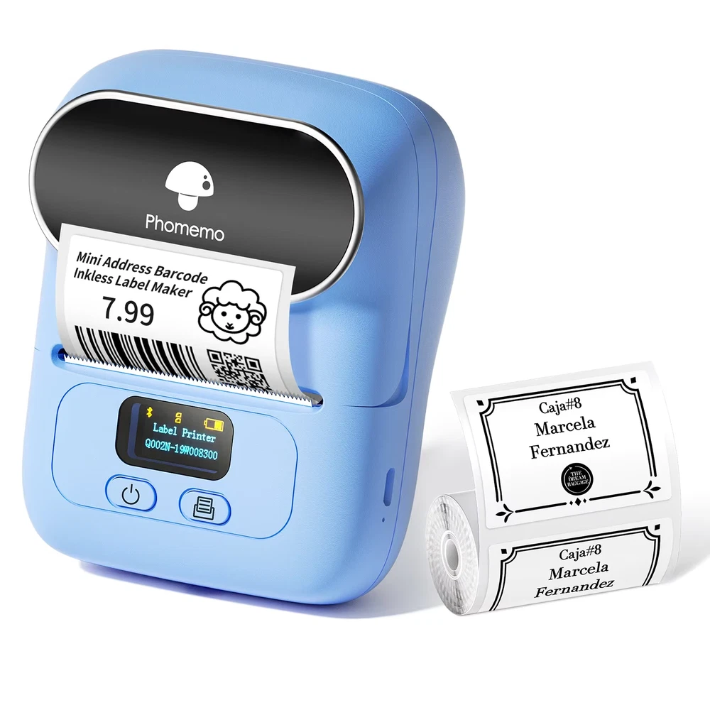 Phomemo M110 Barcode Label Printer for Address Tags and Lot Labeling