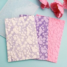 BAOFALI 3D Embossing Folder for Card Making,Beautiful Flower Plastic Texture ...