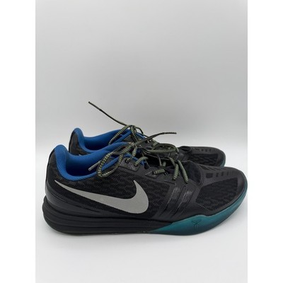 Nike Kobe Mentality Black Poison Green Basketball Shoes 704942-005 Mens 12