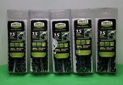 Lot Of 5 - 4 Per Pack 7.5'' Vortex Green Spiral Lawn Tie Down Ground Anchors.
