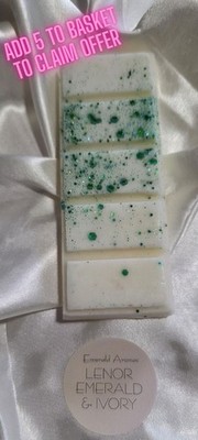 Wax Melts 50g Lenor Smaragd & Elfenbein Wäsche stark duftend 4 kaufen 1 gratis erhalten
