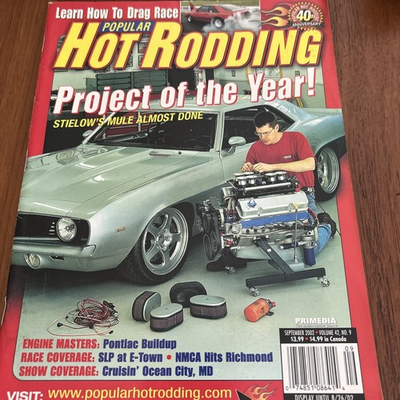 #ad popular hot rodding magazine September 2002 $7.00