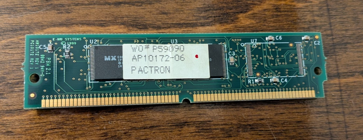 E-MU EMU 32MB XTREME LEAD 1 rom expansion - for Proteus 2000 etc