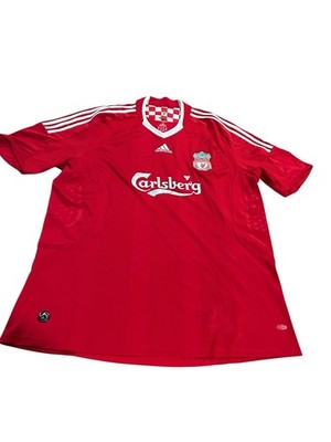 Vintage adidas Liverpool Football Club LFC 2008 home jersey