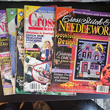 Lot Of 5 Better Homes and Gardens Cross Stitch Needlework All Seasons