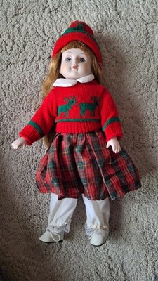 Vintage The Heritage Mint Ltd Collection Porzellanpuppe. 15'' (siehe Beschreibung)