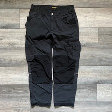 BLAKLADER Workwear Men's 32x32 Cargo Work Pants Rip Stop BLK 1959 Black