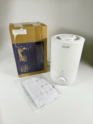 Levoit Dual 150 Ultraschall Cool Mist Luftbefeuchter Weiß Nachtlicht Öl Diffusor
