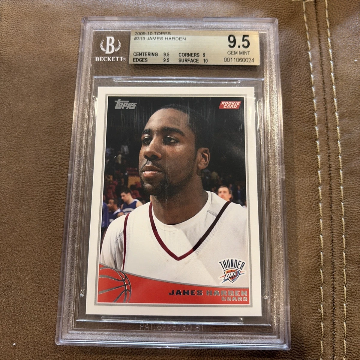 James Harden Basketball Grade 10 Rookie Sports Trading Cards
