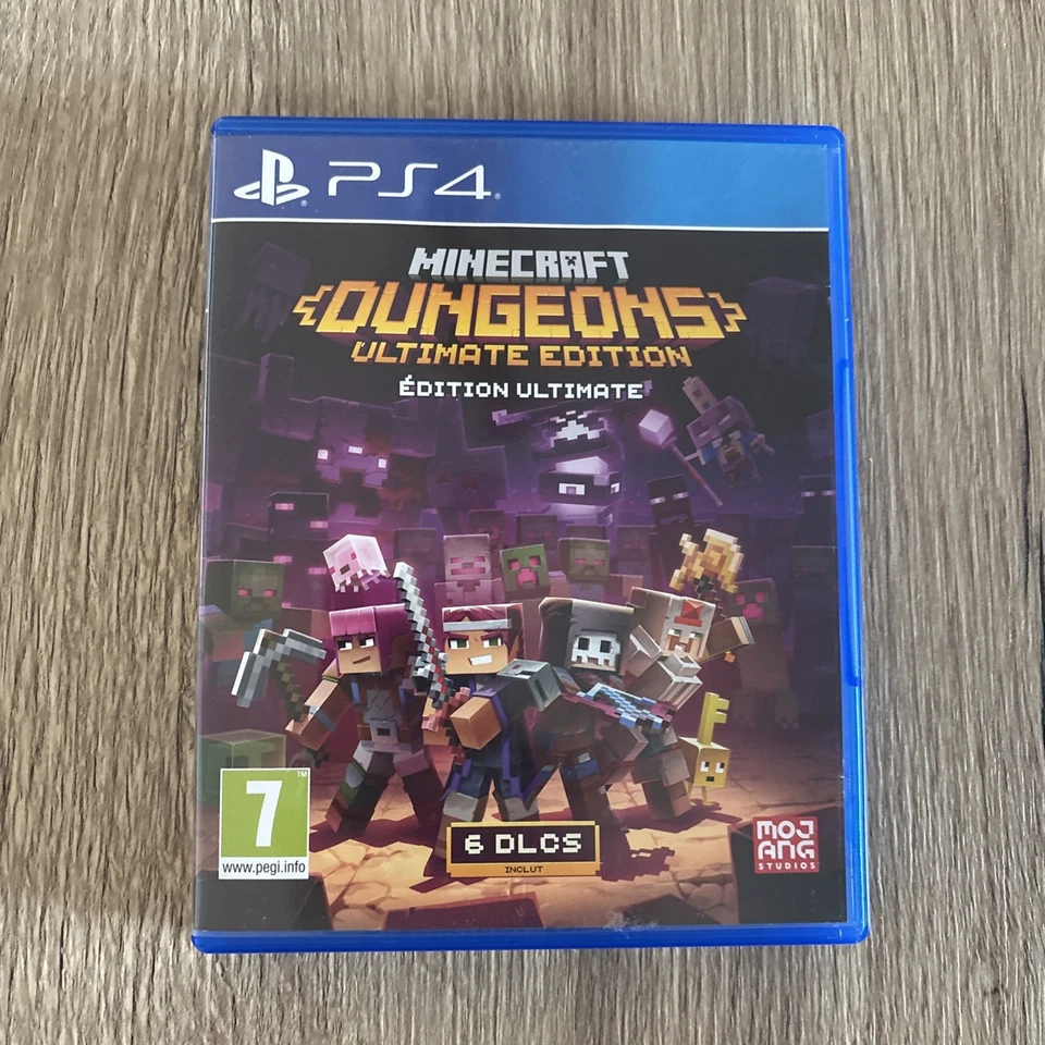 Minecraft Dungeons Ultimate Edition Jeu Vidéo PS4 Playstation 4, photo 1 sur 4