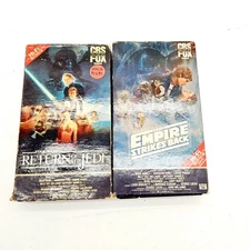 Star Wars Return Of The Jedi, The Empire Strikes Back Betamax Tape CBS FOX 