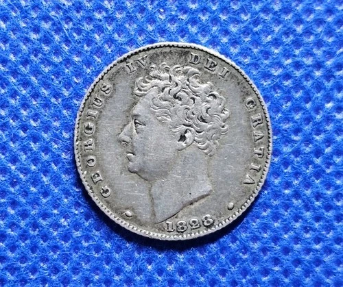 Photo of a 1828 Great Britain Sixpence (1816-1837) from an eBay listing that sold on Jul 5, 2026