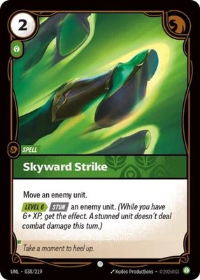 Riftbound Skyward Strike (38/292) Unleashed NM FOIL