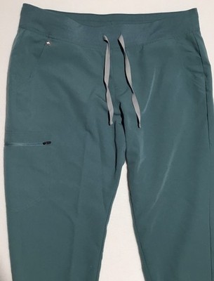 FIGS Zamora Jogger Scrub Pants Women s XL Teal Green Technical Collection