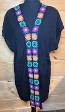 Cupshe Swim Cover Up Womens XL Black Crochet ...