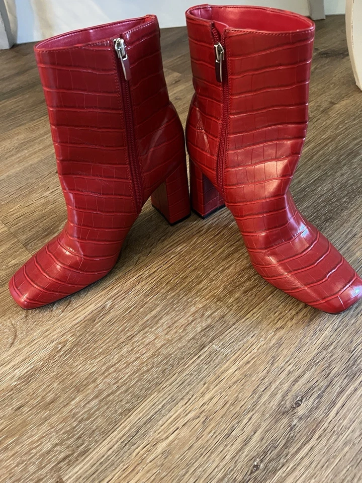 Red Crocodile女式短靴Nine West 8.5 — 第 4/4 张图片