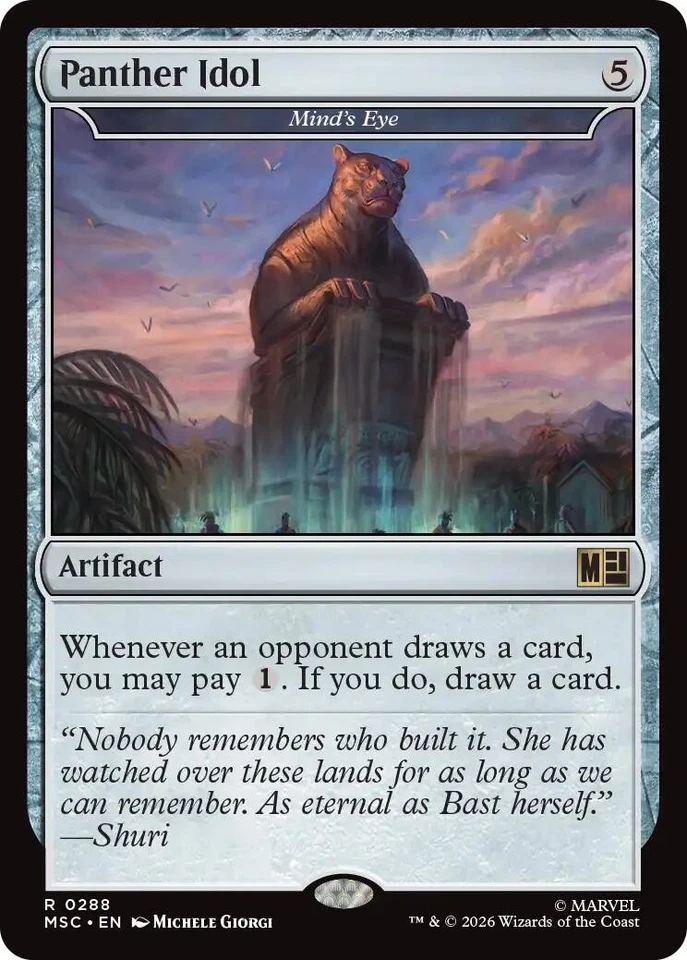 NM - Panther Idol - Mind's Eye MSC - 288 Commander: Marvel Super Heroes - Image 1 of 1