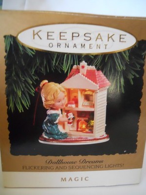 Hallmark DOLLHOUSE DREAMS 1993 Magic: Sequencing and Flickering Lights WORKING