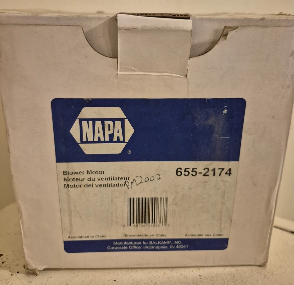 Motor soplador HVAC VDO PM2002 sin jaula de rueda Dodge Ram 1999-2003 Foto 4 de 4