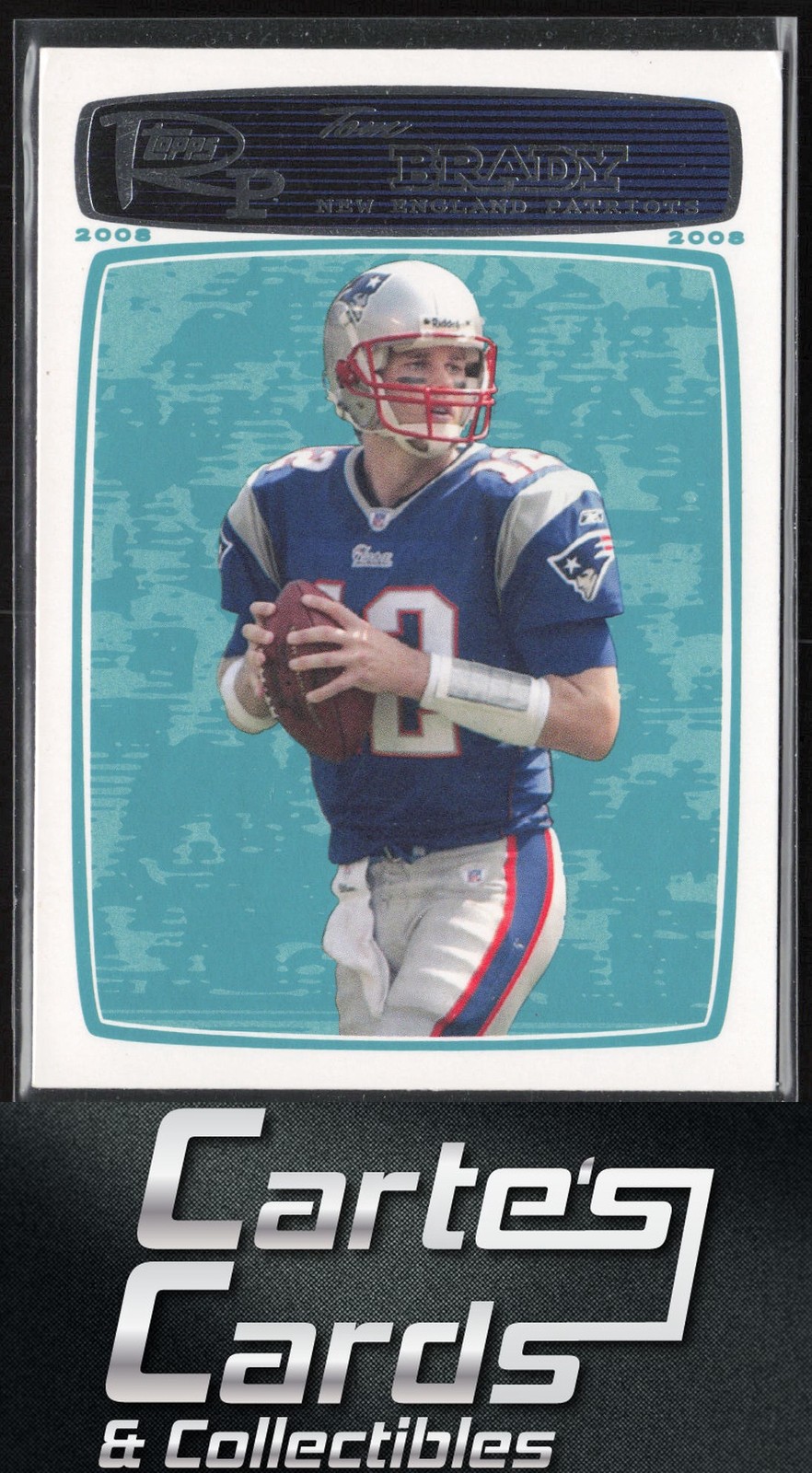 Tom Brady #3 Football Cards 2008 Topps Rookie Progression trading card — raw and PSA graded price guide