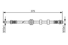 Flexible de frein Ford COUGAR