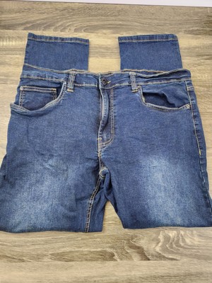 Marc Ecko Cut & Sew Stretch Jeans Men's 36x29 Dark Wash Blue Preppy 