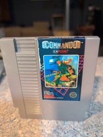 Nintendo NES Commando 5 Screw Game Cartridge Tested Combine Shipping 