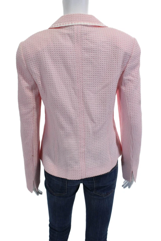 Blazer BASLER Mujer Clásico Cuello Rosa Botón Manga Larga Talla 36 Foto 4 de 4