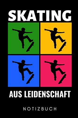 Skating Aus Leidenschaft: A5 Punktraster Notizbuch FüR-image