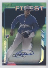 2014 Topps Finest Rookie Black Refractor 26/99 Erisbel Arruebarrena Auto 0f8