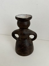 Vintage Kerzenhalter Figur Frau. Keramik. Skandi.Midcentury
