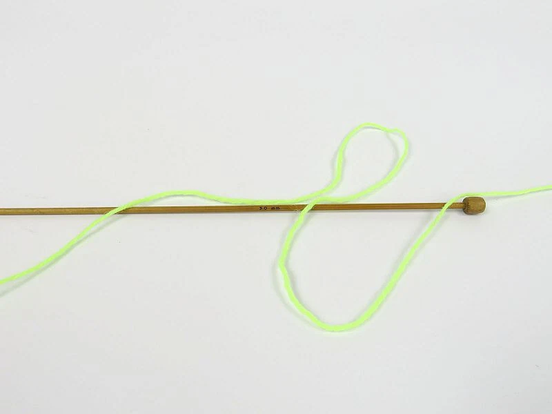 Lote de 4 calcetines unicolor hilo lana superlavado 4x100g/420m verde neón Foto 3 de 4