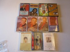 10 COUNTRY Cassette Tape Lot OF 10  MARTY ROBBINS  JIM REEVES   SS4