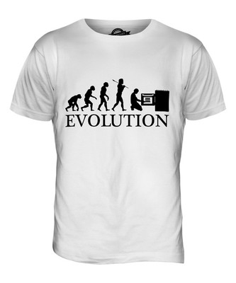 BÄCKER EVOLUTION DES MENSCHEN HERREN T-SHIRT TEE SHIRT XS S M L XL 2XL 3XL 4XL