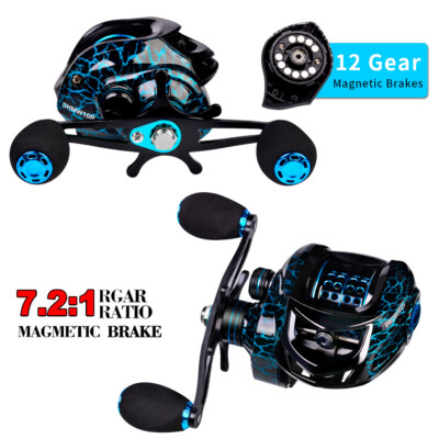 abu garcia black max combo spinning Baitcast Fishing Combo, 6'6 inch Medium Rod, Right/Left Handed Reel 5 Cold Water Lures the Max X Spincast 13-fishing Rod Type:5'9