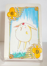 Carte à jouer Mokona Modoki Magic Knight Rayearth 1995 6 of Clubs Field Jump