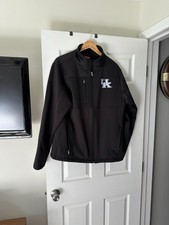 University Of Kentucky Uk Jacket Womens Large L Long Sleeve Full Zip Black